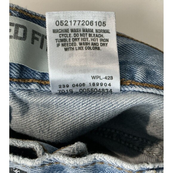 Levis 550 Jeans Mens 34x29 Blue Denim Stonewash Relaxed Fit Y2K - Picture 5 of 5